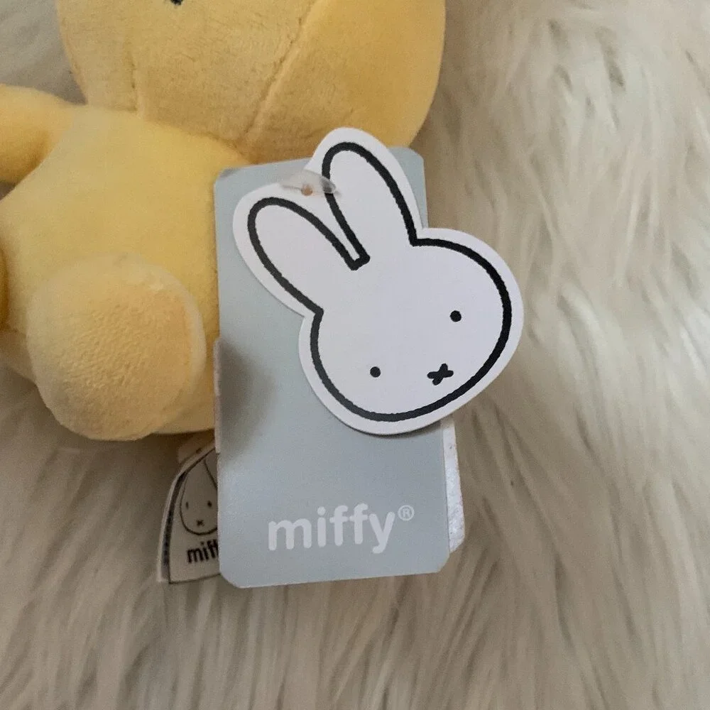 MIFFY Mini Stuffed Plush in Pale Yellow 6" - Picture 2 of 3